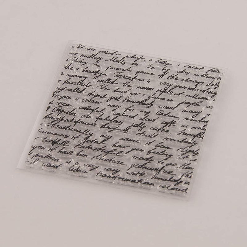LZBRDY Manuscripts Words Background Decoration Clear New Rubber Stamps for Scrapbooking Card Making Christmas Decors - Image 4
